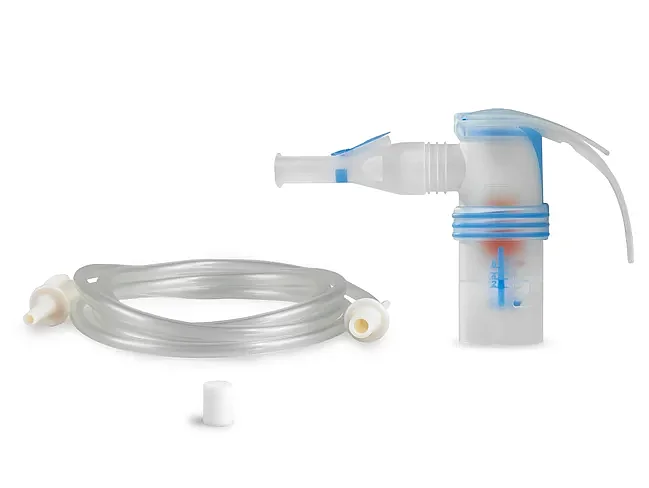 Produktbild PARI COMPACT 2 Year Pack auf weißem Grund mit Schriftzug DAK Gesundheit