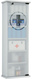 VCM Wand Regal Medizinschrank Gusal Omal abschließbar (Farbe: Weiß)
