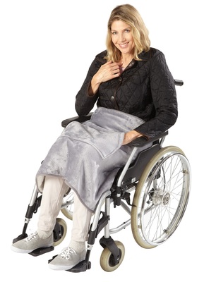 Orbisana Rollstuhldecke mit Taschen