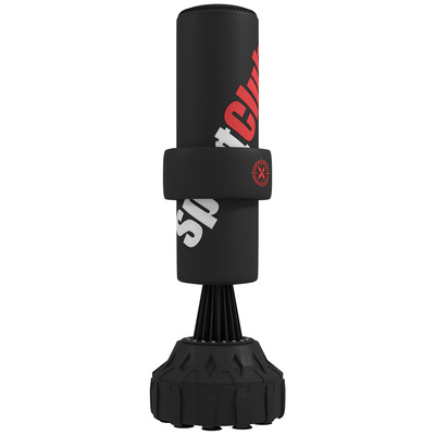 Standboxsack mit befüllbarem Standfuß und höhenverschiebbaren Ziel schwarz (Farbe: schwarz)