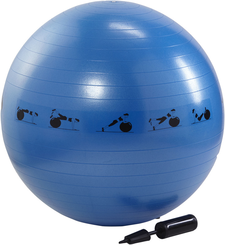 Gymnastikball-Abdeckung Mit Reißverschluss - Grauer Stoffbezug Für 65cm Bälle