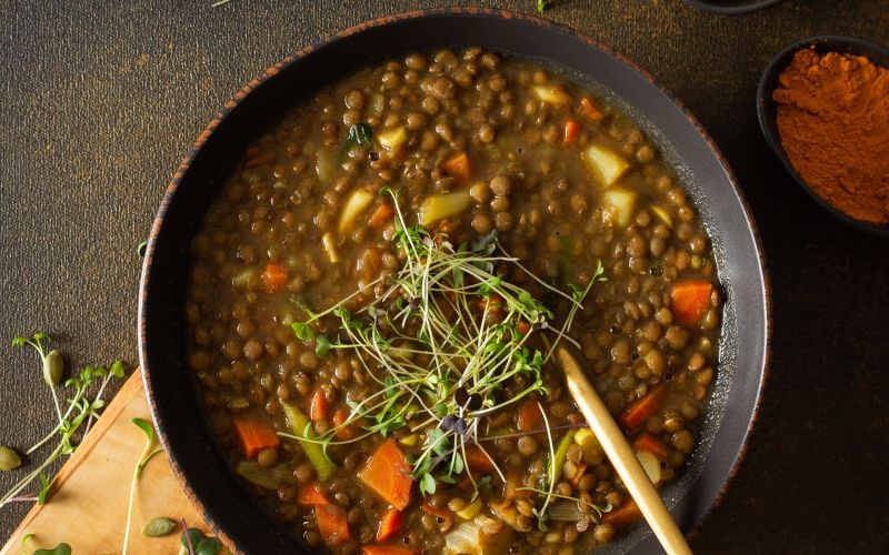 Rezept für Linsensuppe