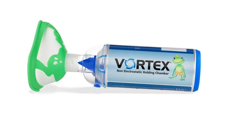 Inhalationshilfe PARI Inhalierhilfe VORTEX mit Kindermaske Frosch, ab 2 Jahren