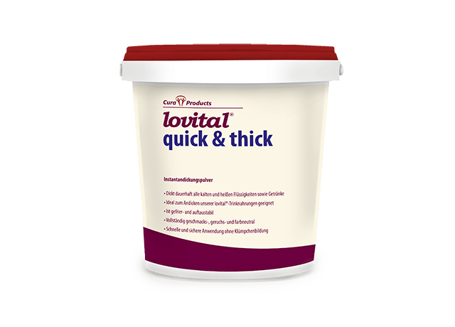 Pulvernahrung - lovital® quick & thick