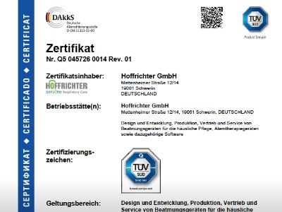 Zertifikat DAkkS/TÜV Süd